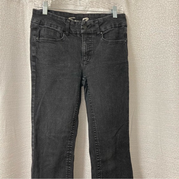 Seven7 Women's Black Straight leg Jeans Denim Dark Wash Size 6 Everyday - Picture 3 of 10